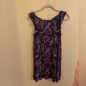 Loft paisley short dress